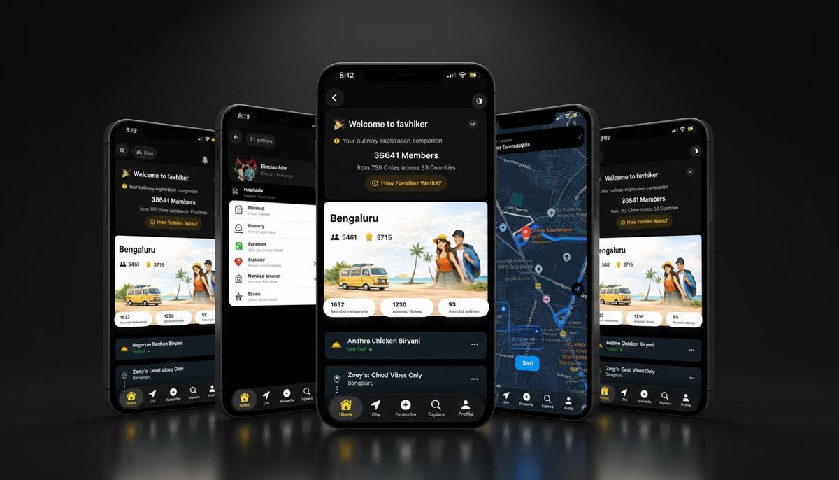 Favhiker App Screenshots